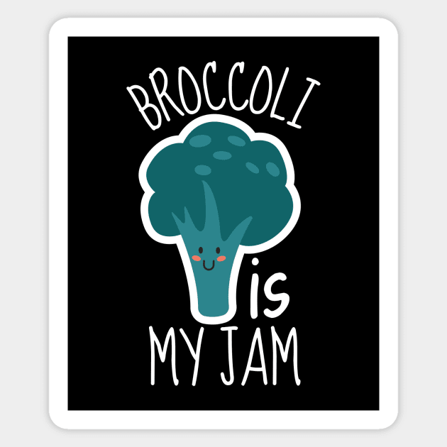 Broccoli Is My Jam Funny Sticker by DesignArchitect